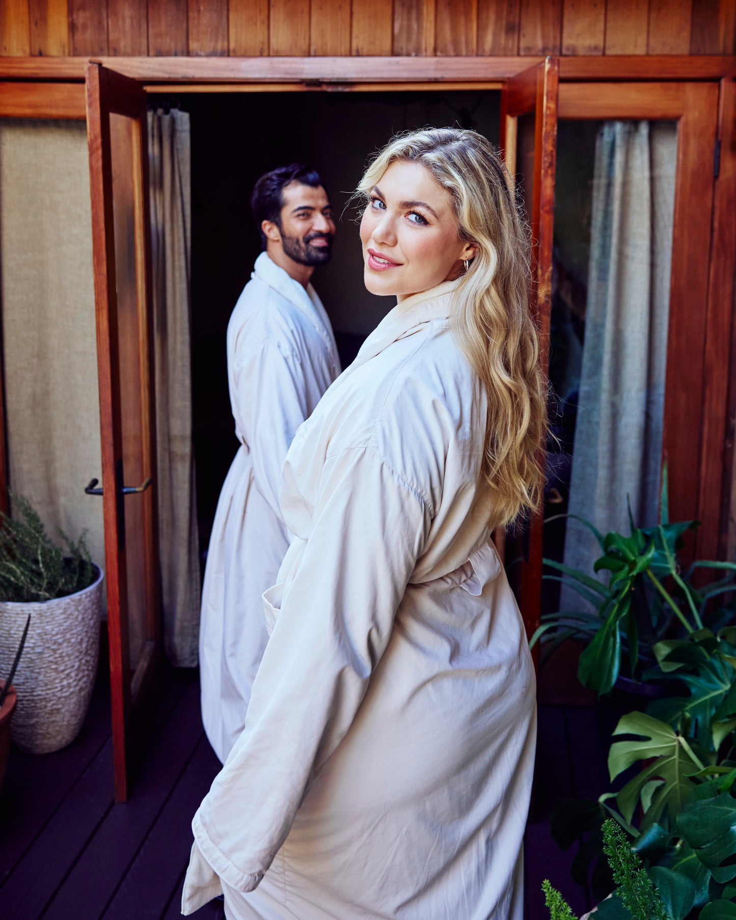 Spa Robe - Embroidered